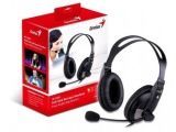 Fone com Microfone Genius 31710152100 Hs-500x Headset Pret A